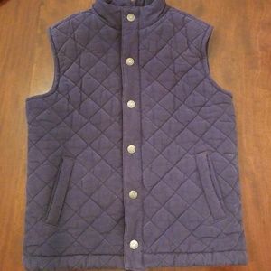 Janie and Jack Navy Blue Quilt Vest